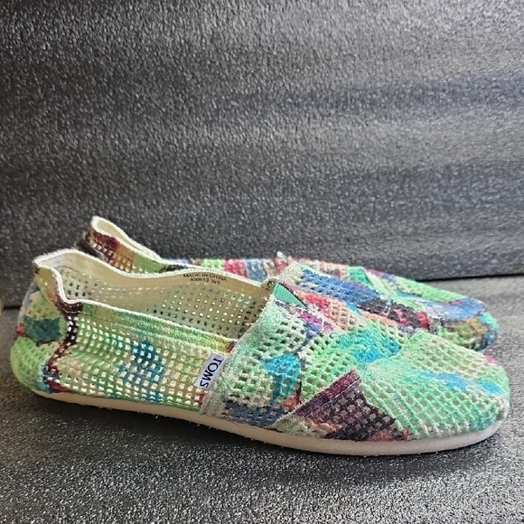 TOMS Colorful Crochet Slip-Ons - Picture 1 of 5